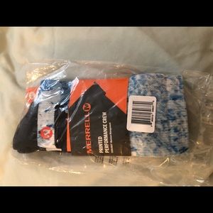 Merrell printed performance socks. Brand new. M/L